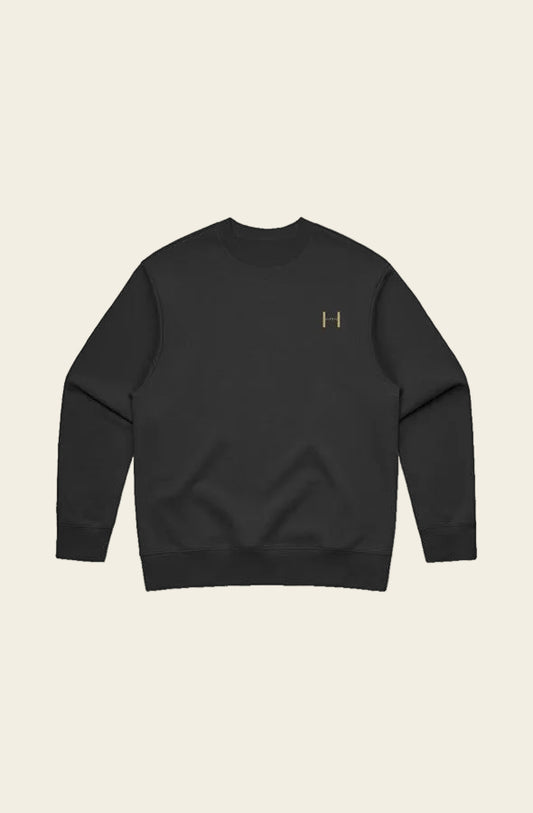 HOMINEM | VOID/GOLD | Heavy Crew Sweater