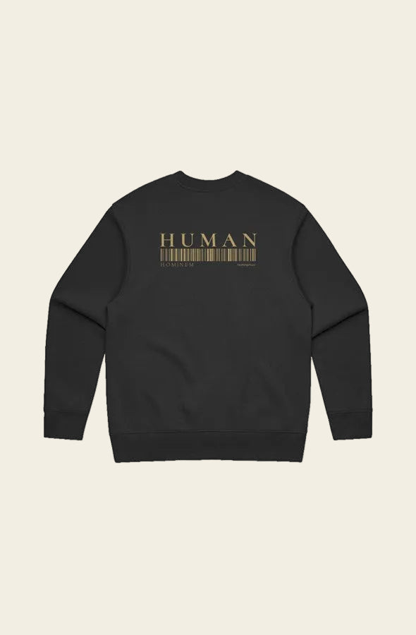 HOMINEM | VOID/GOLD | Heavy Crew Sweater