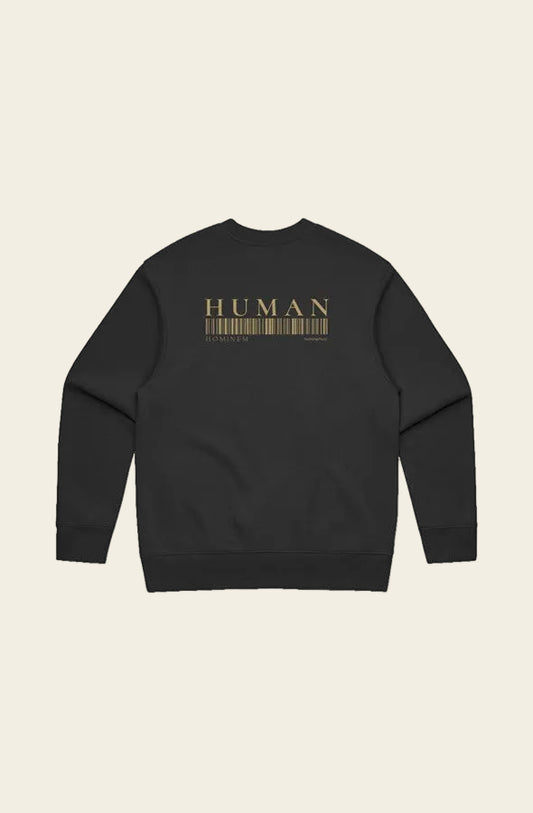 HOMINEM | VOID/GOLD | Heavy Crew Sweater